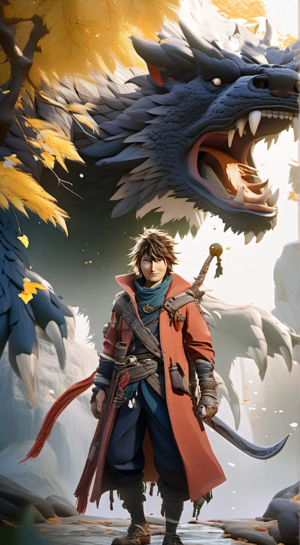 ai character: Httyd background