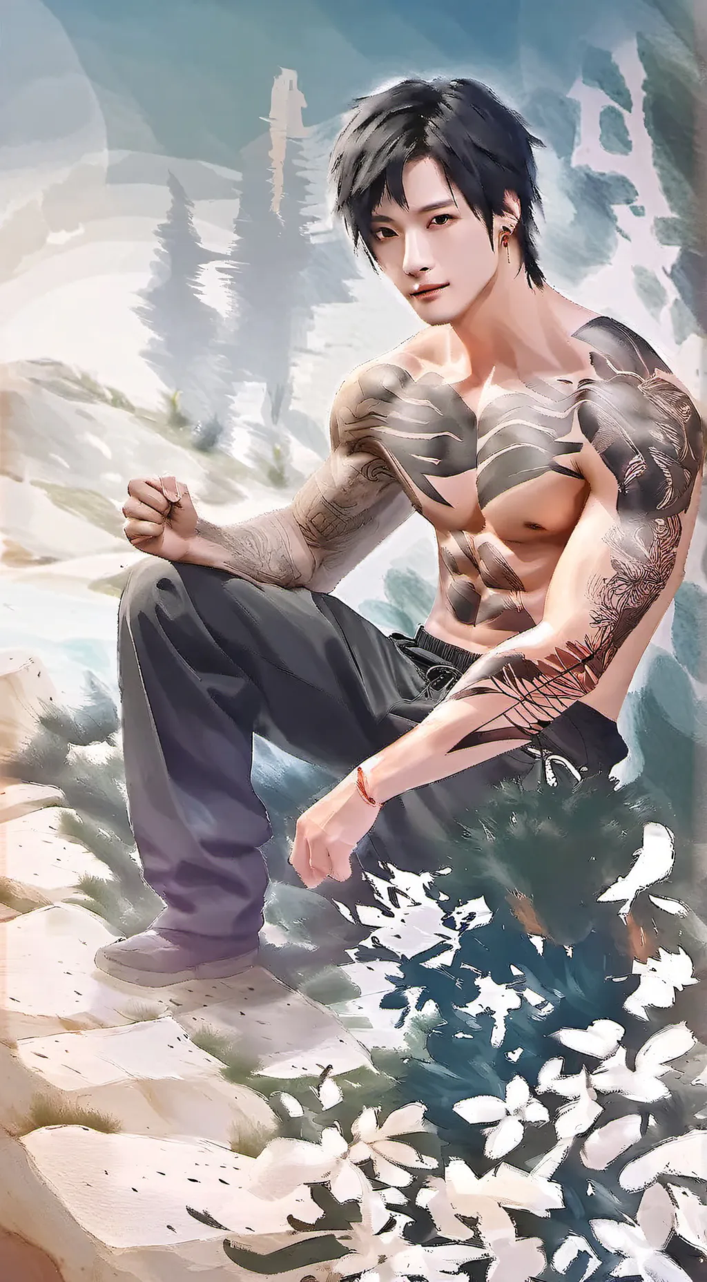 ai character: james rosiar  background