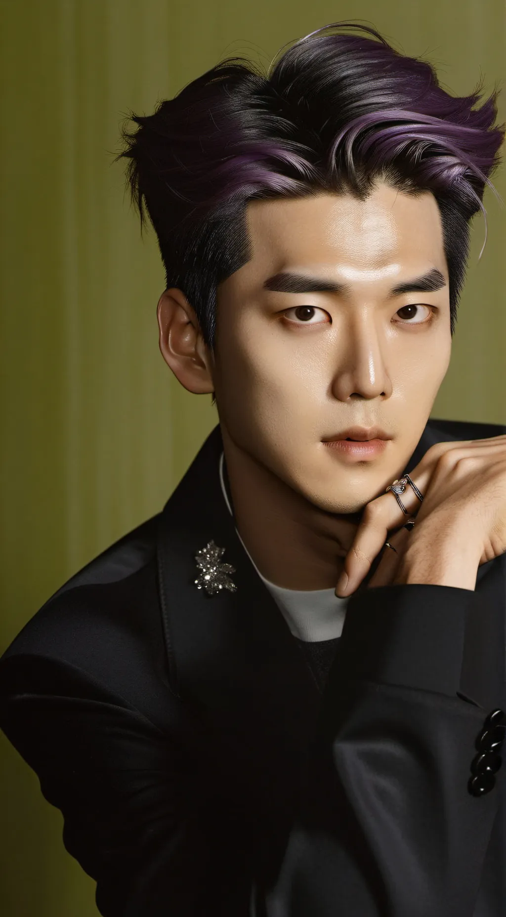 ai character: T.O.P/thanos background