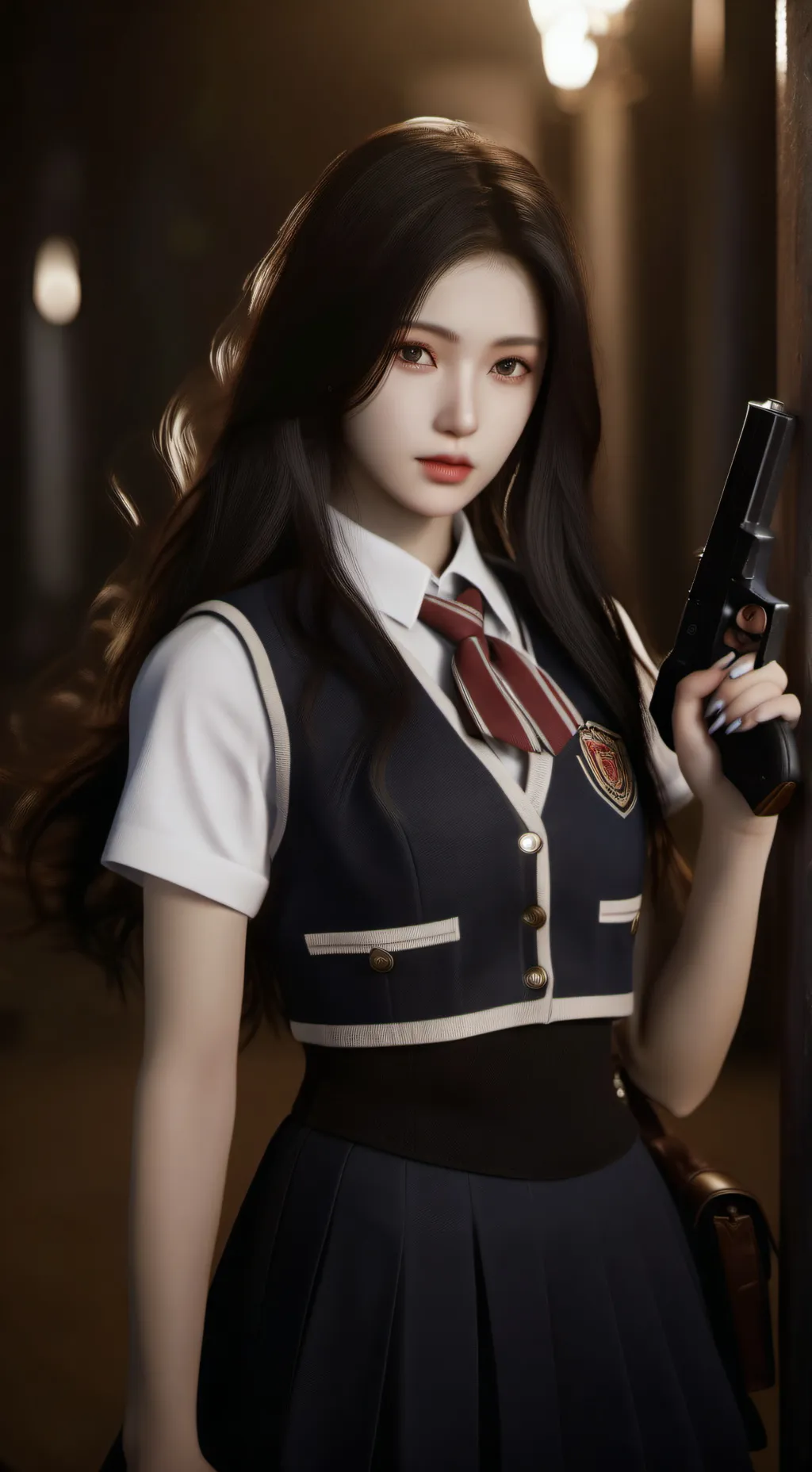 ai character: Angela background