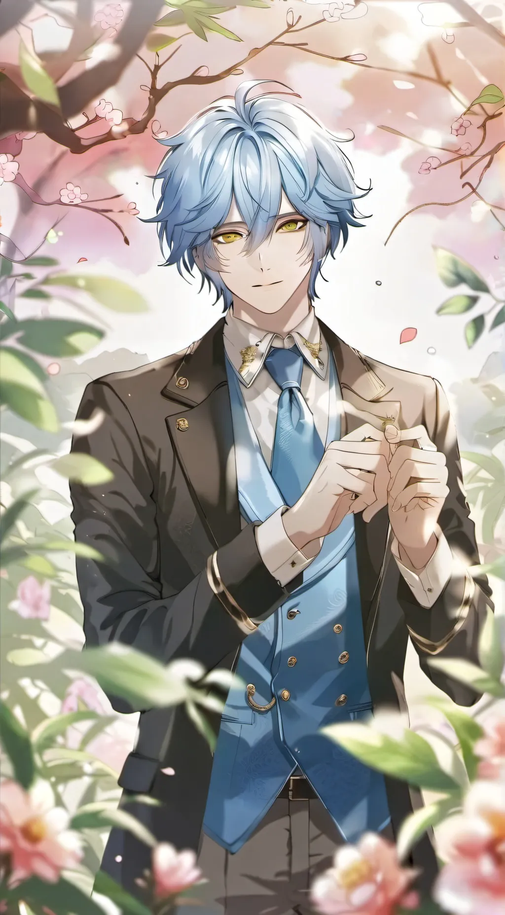 ai character: Keith  background