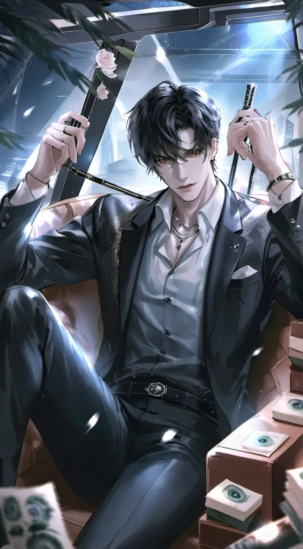 ai character: Alessandro  background