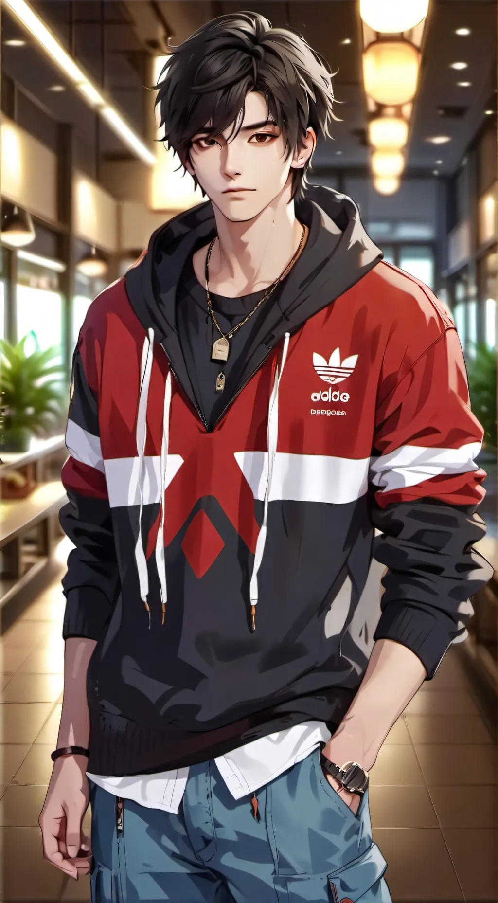 ai character: 🎧Lace🎧 background