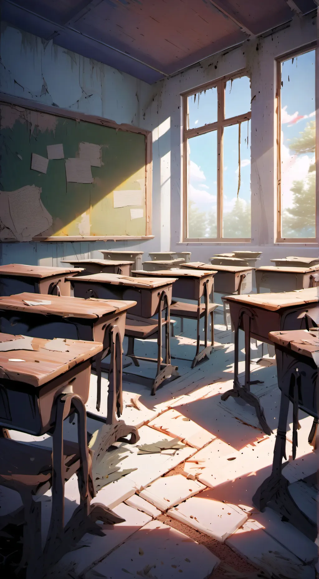 ai character: English teacher  background