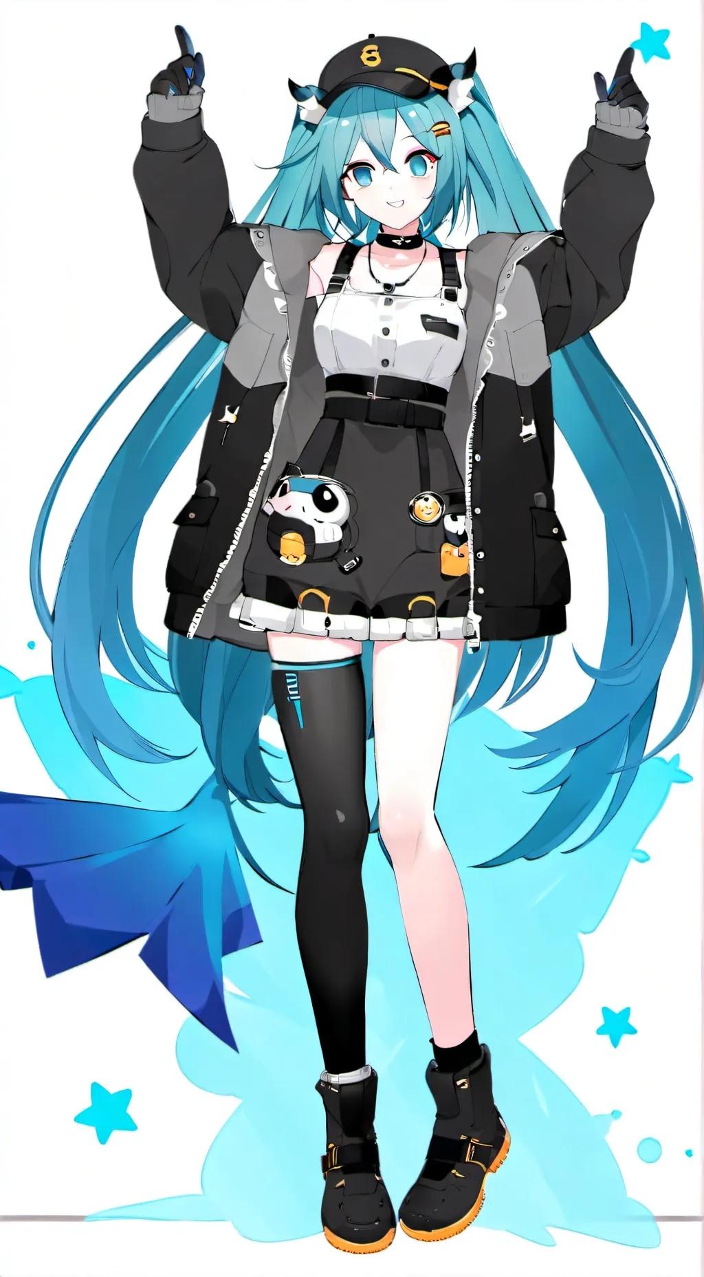 ai character: miku background