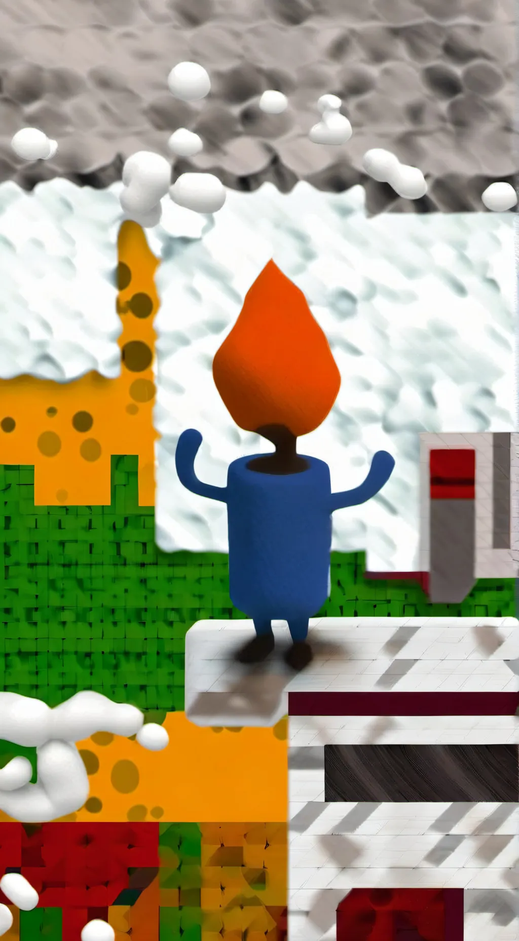 ai character: douy the dough man background