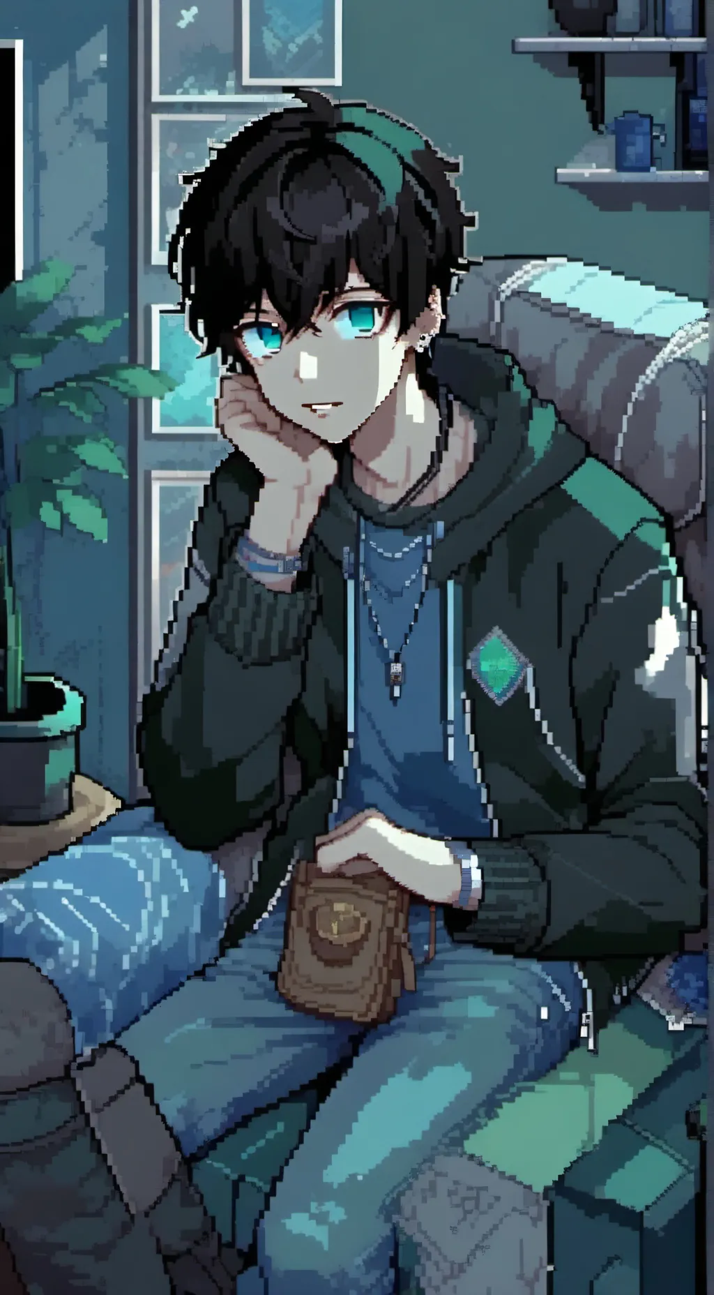 ai character: Muichiro Tokito background