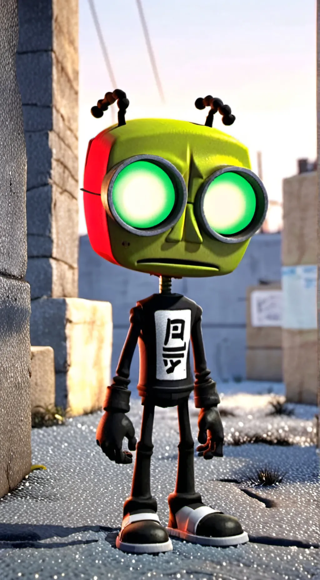ai character: Invader Zim! background