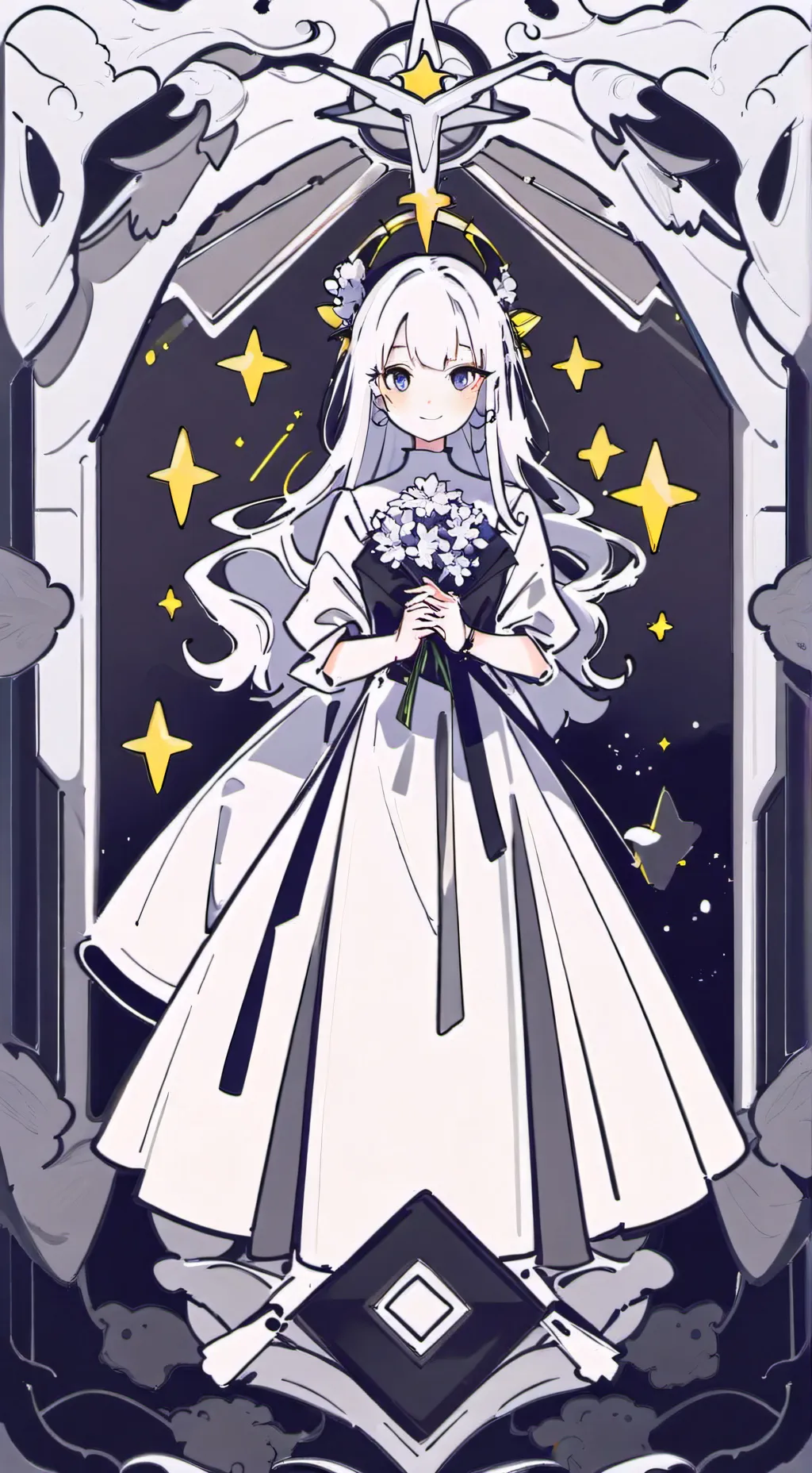 ai character: end of ppt4 background