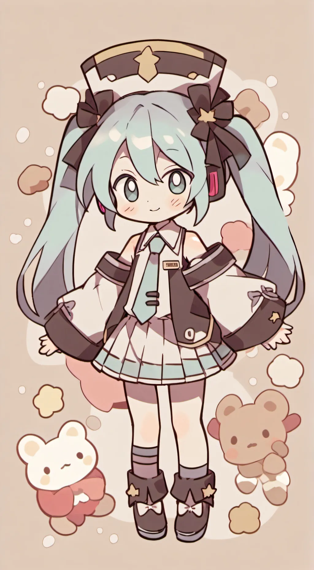 ai character: talkloid x trud? background