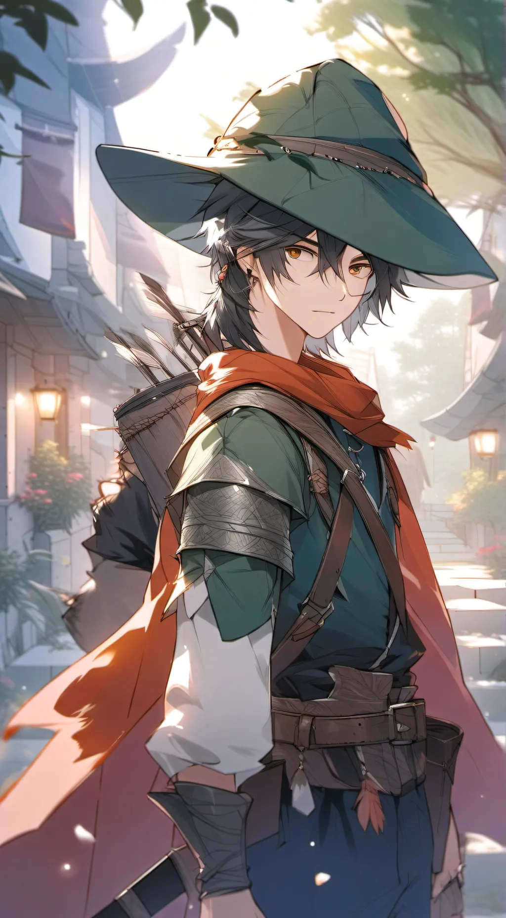 ai character: 💚🎯Robin Hood🎯💚 background