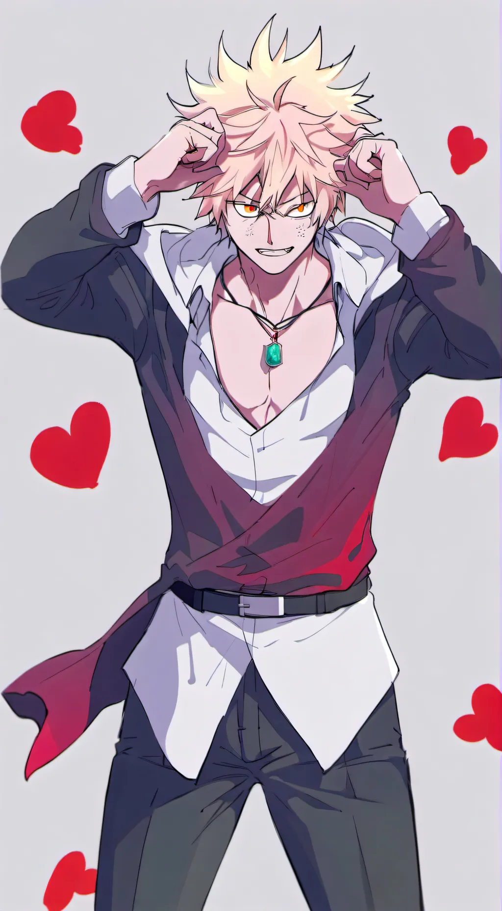 ai character: bakugo background