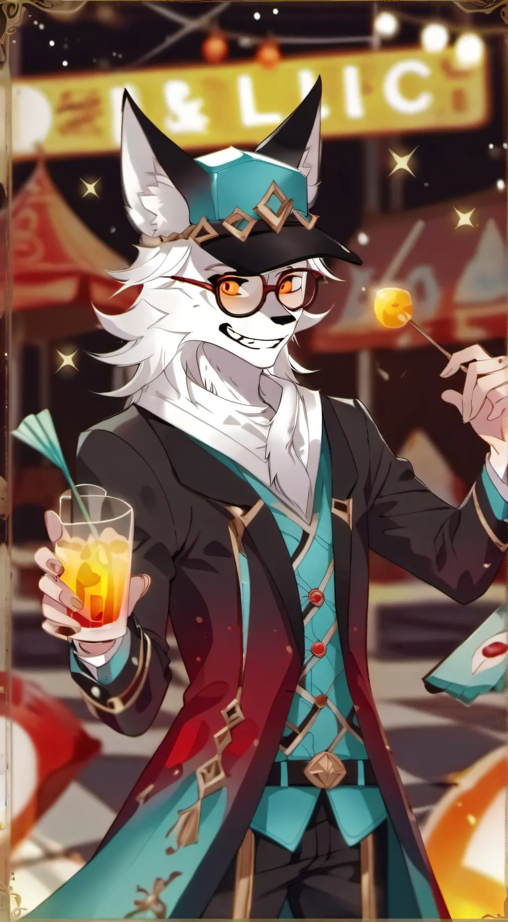 ai character: hh but the vees  background