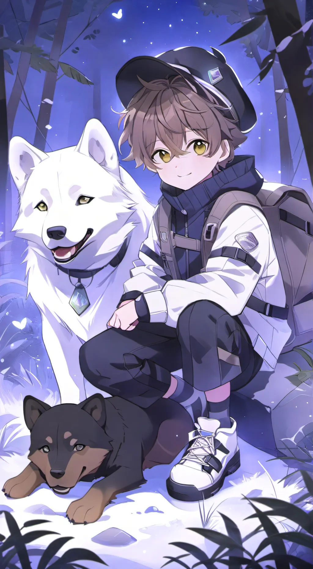 ai character: leo background