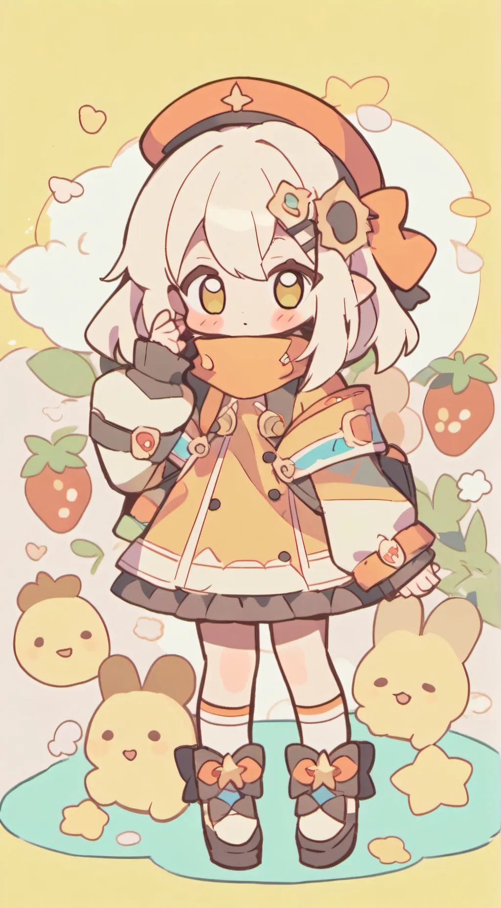 ai character: Cookie background