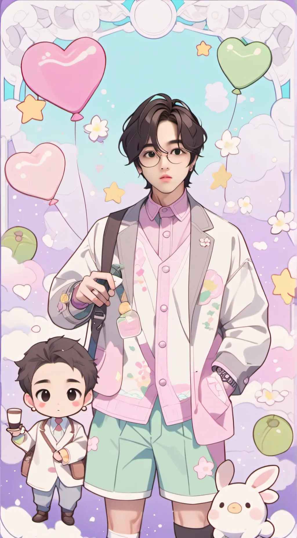 ai character: Han ✨ background