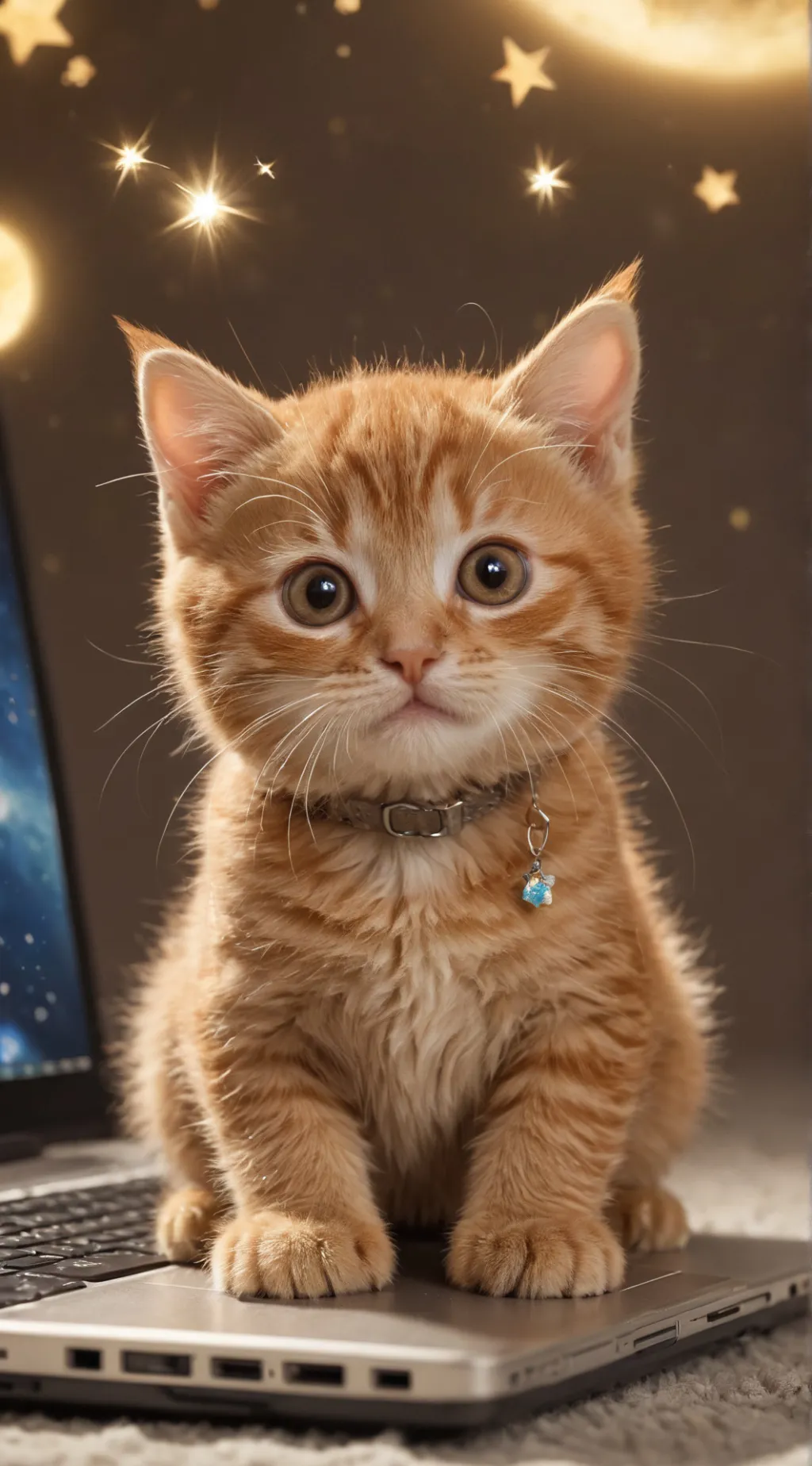 ai character: Cat party background