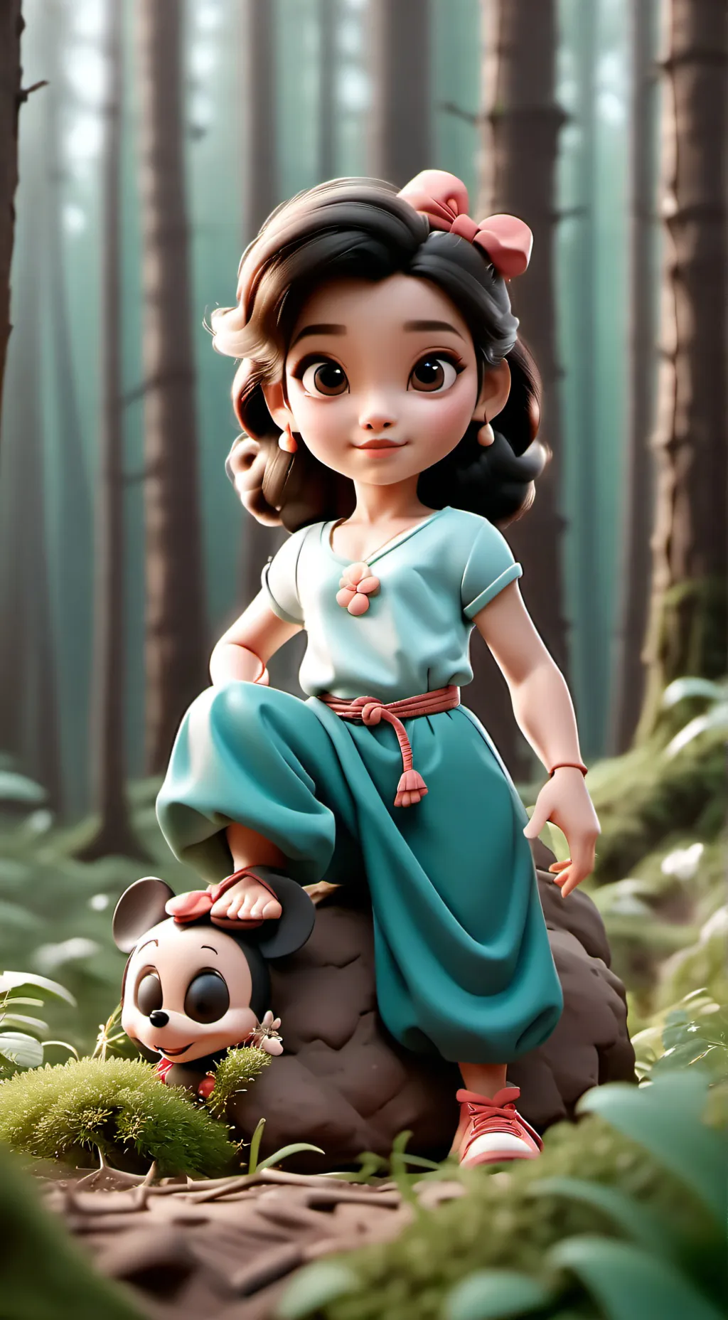 ai character: toddler esmae background