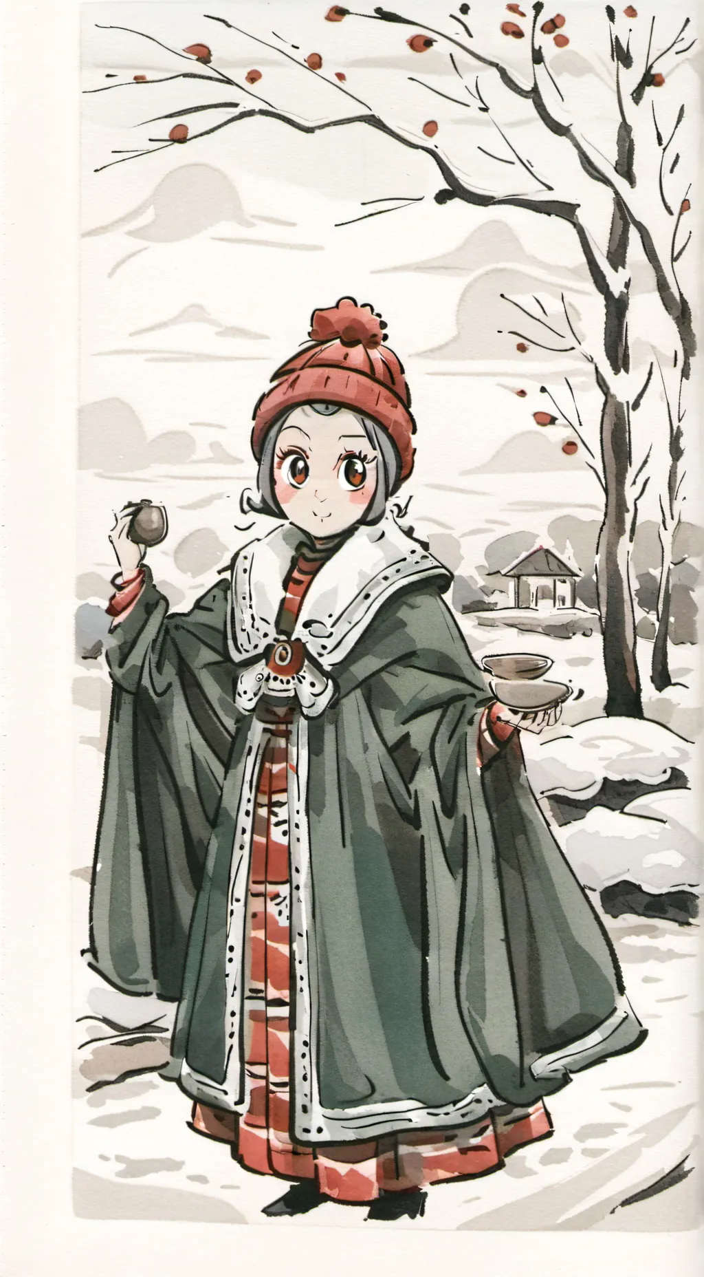 ai character: Emma 🎀✨ background