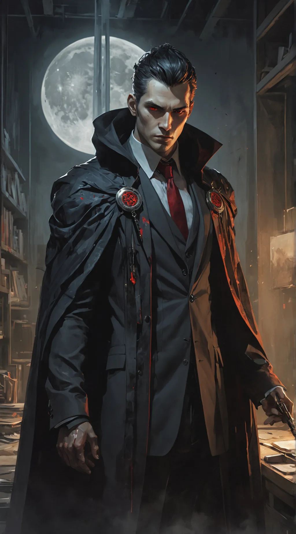 ai character: Lucien background