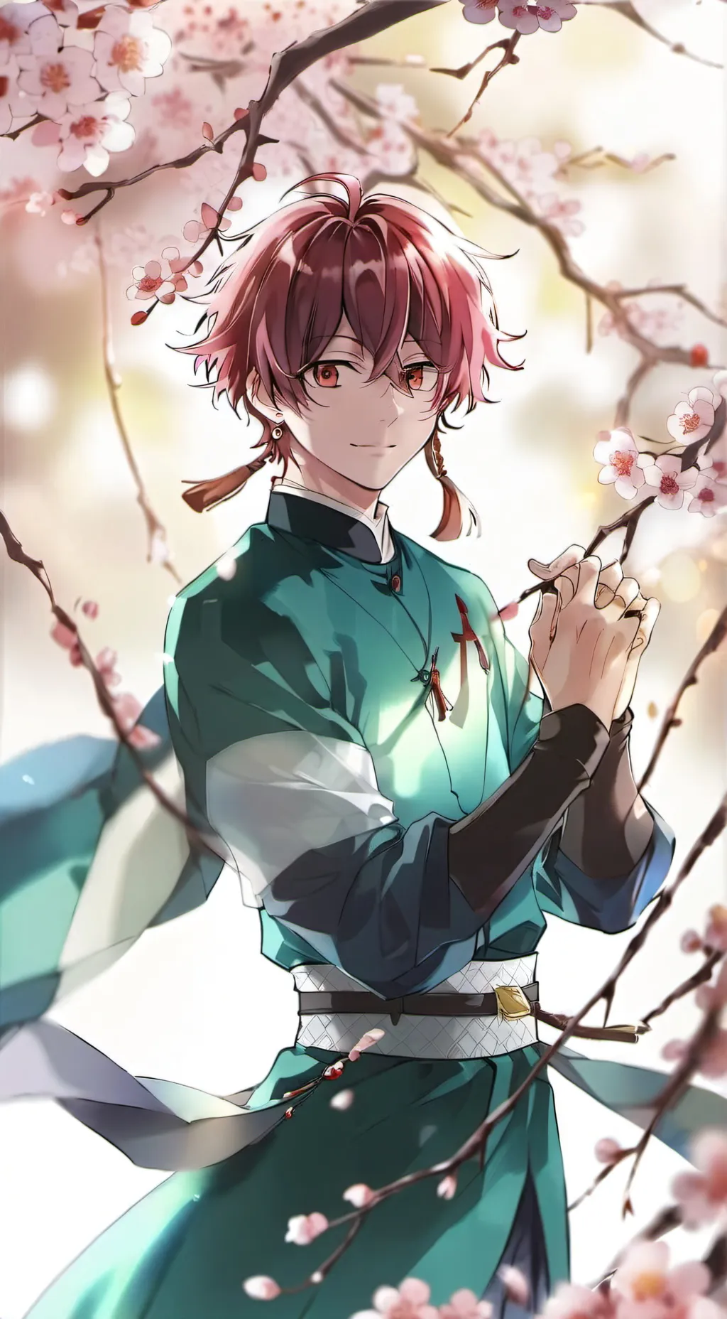 ai character: Tanjiro au background