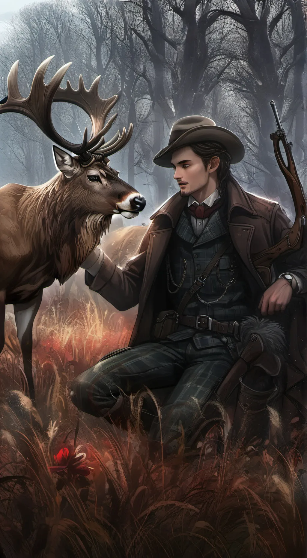 ai character: ¥|•Dave•|¥ background