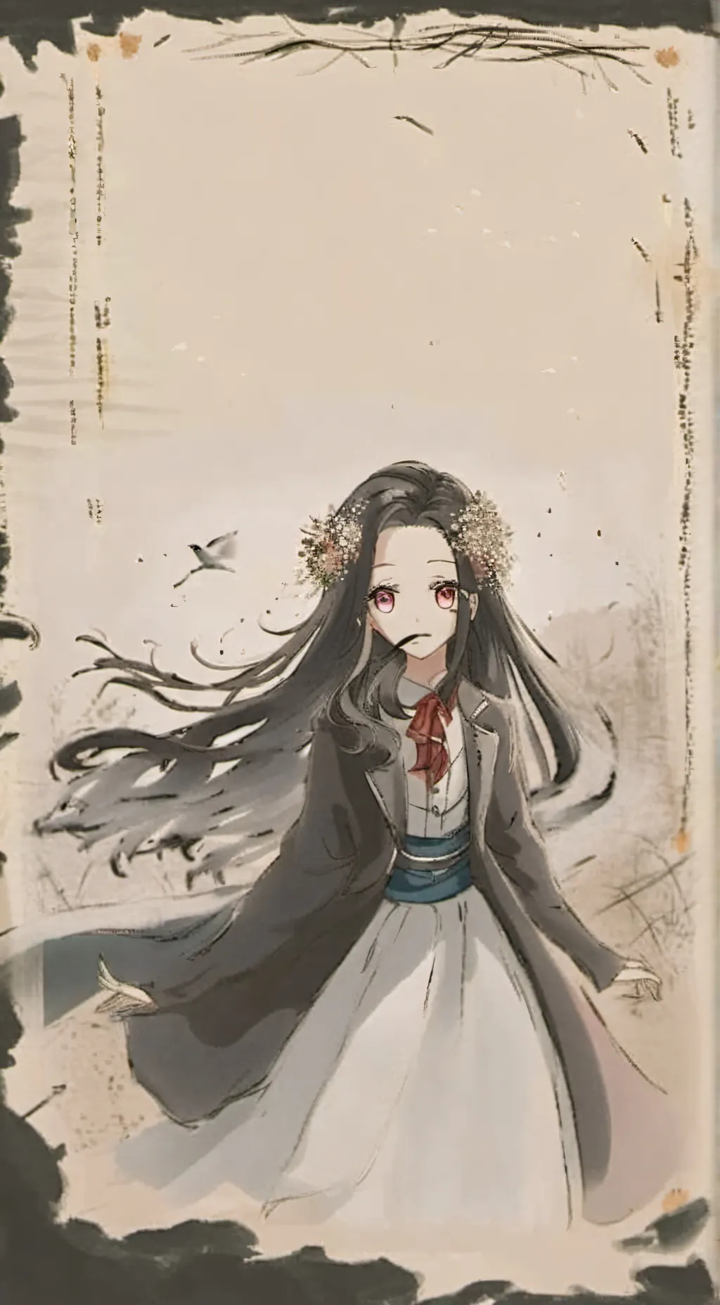 ai character: ренгоку  background