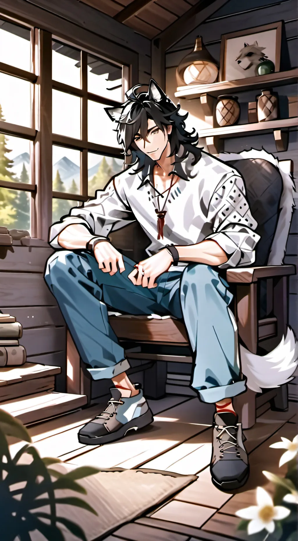 ai character: Zane background