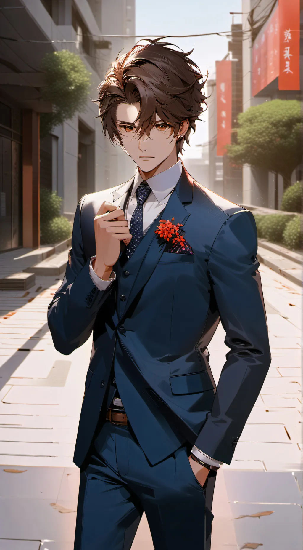 ai character: Mr Duncan  background