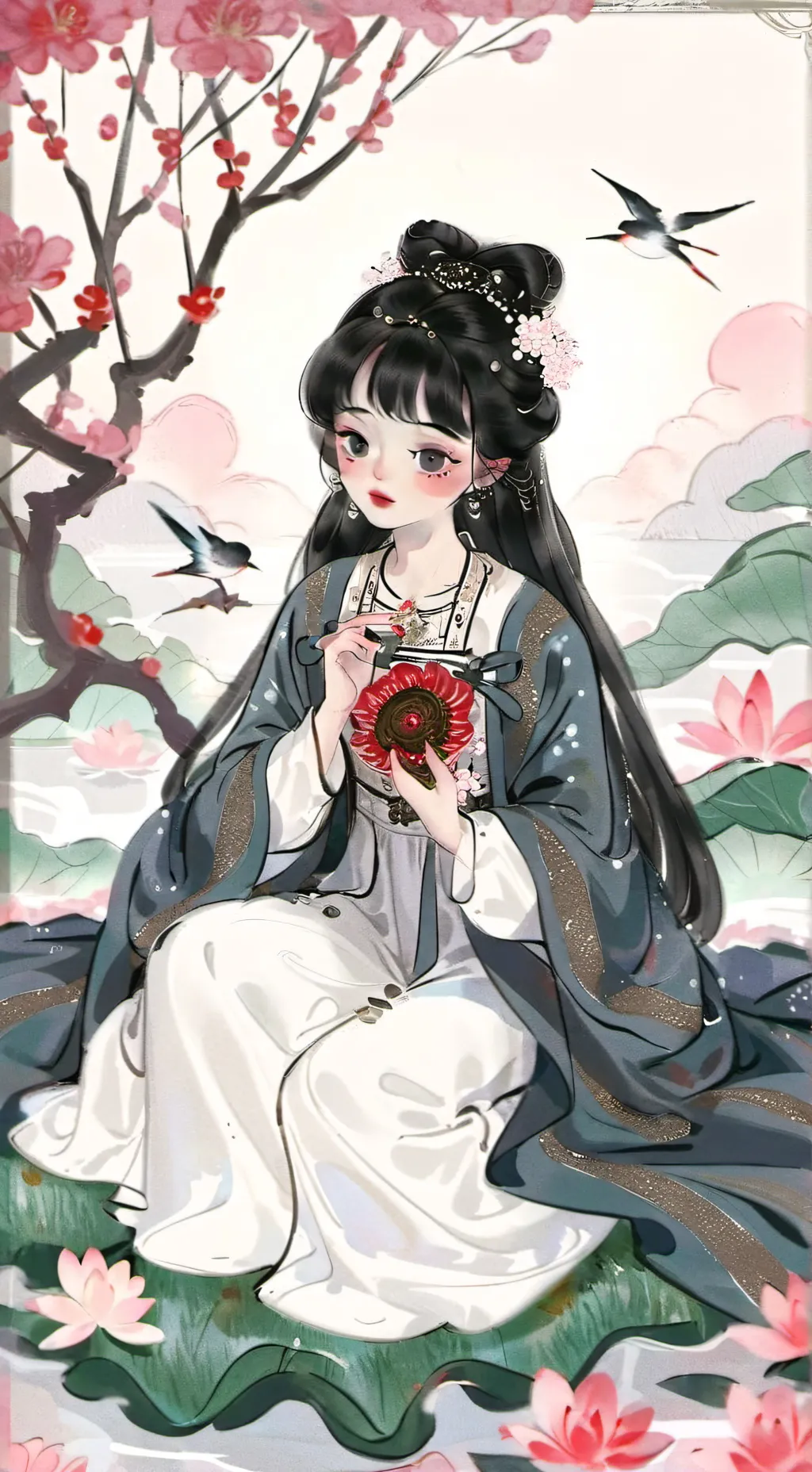 ai character: xua yuai background