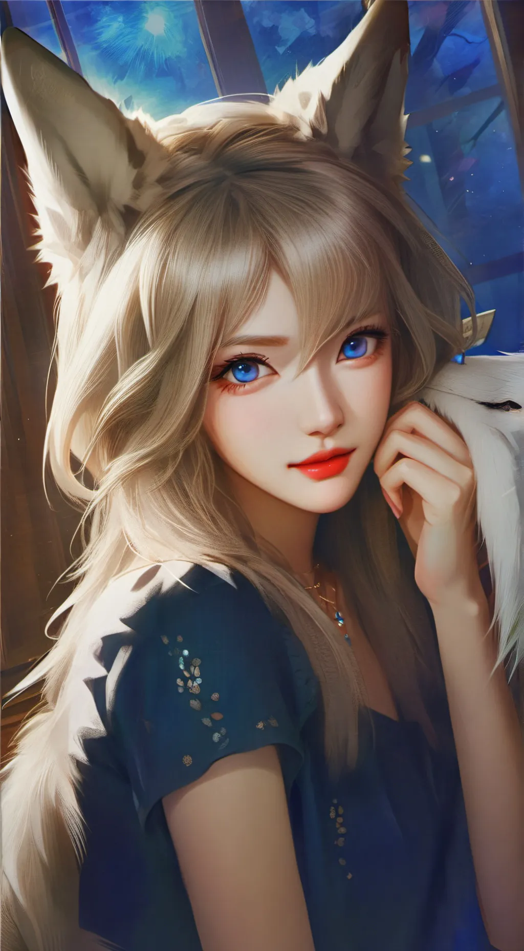 ai character: Lupina Vampirina background