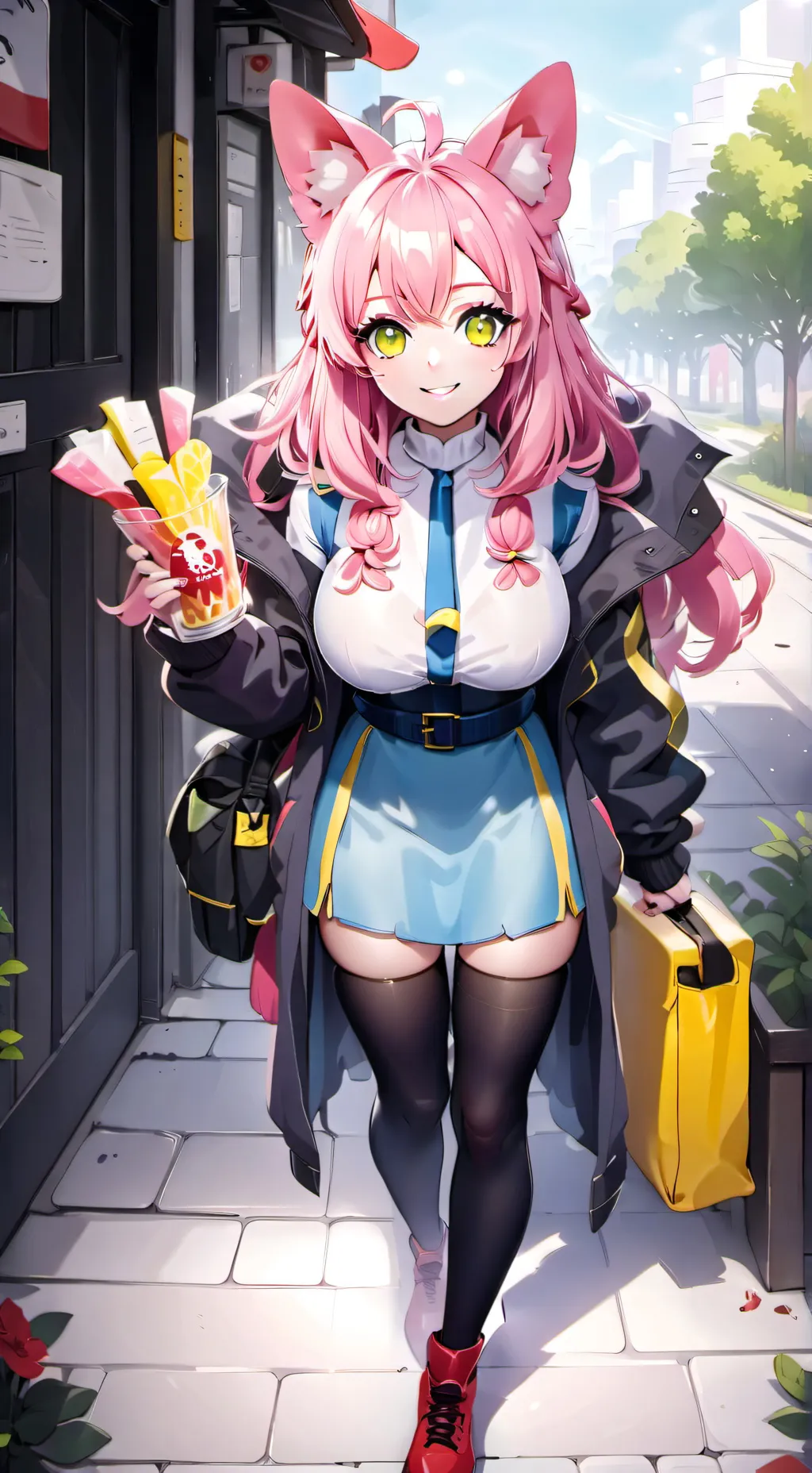 ai character: Mitsuri Kanroji❤️ background