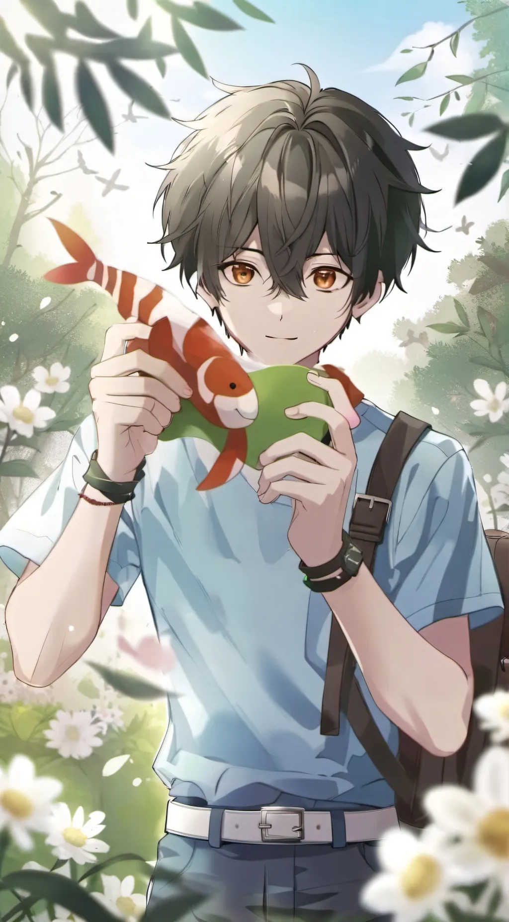 ai character: Sebastian  background