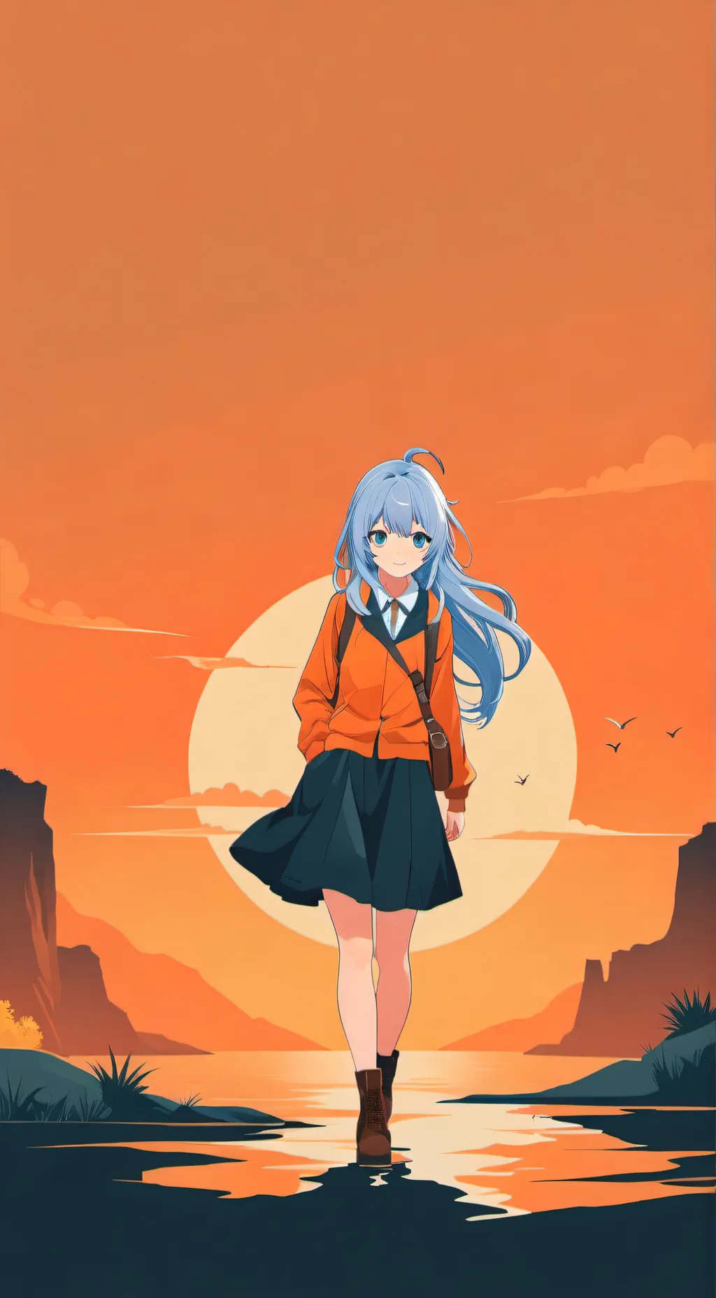 ai character: zoey background