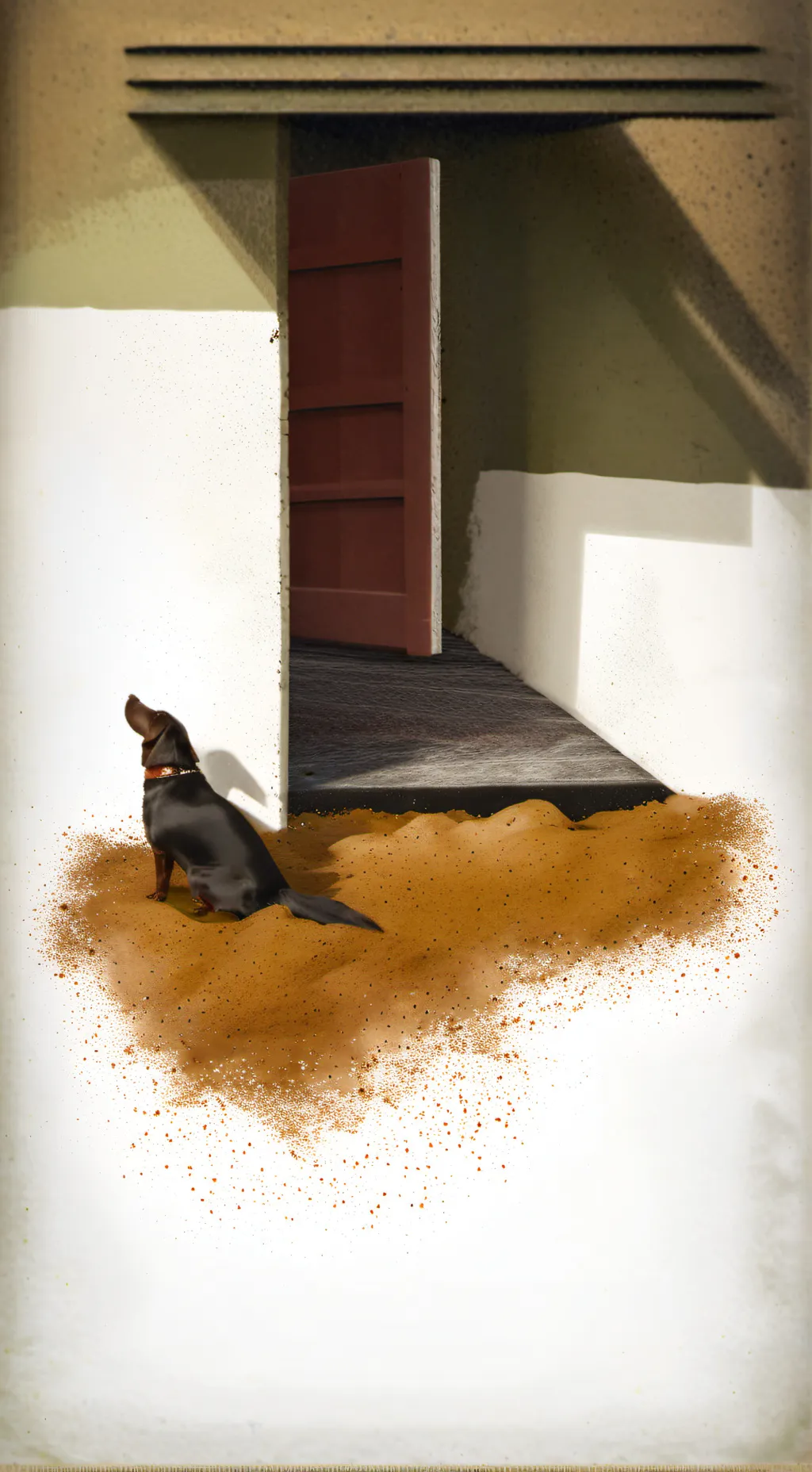 ai character: el perro cagon background