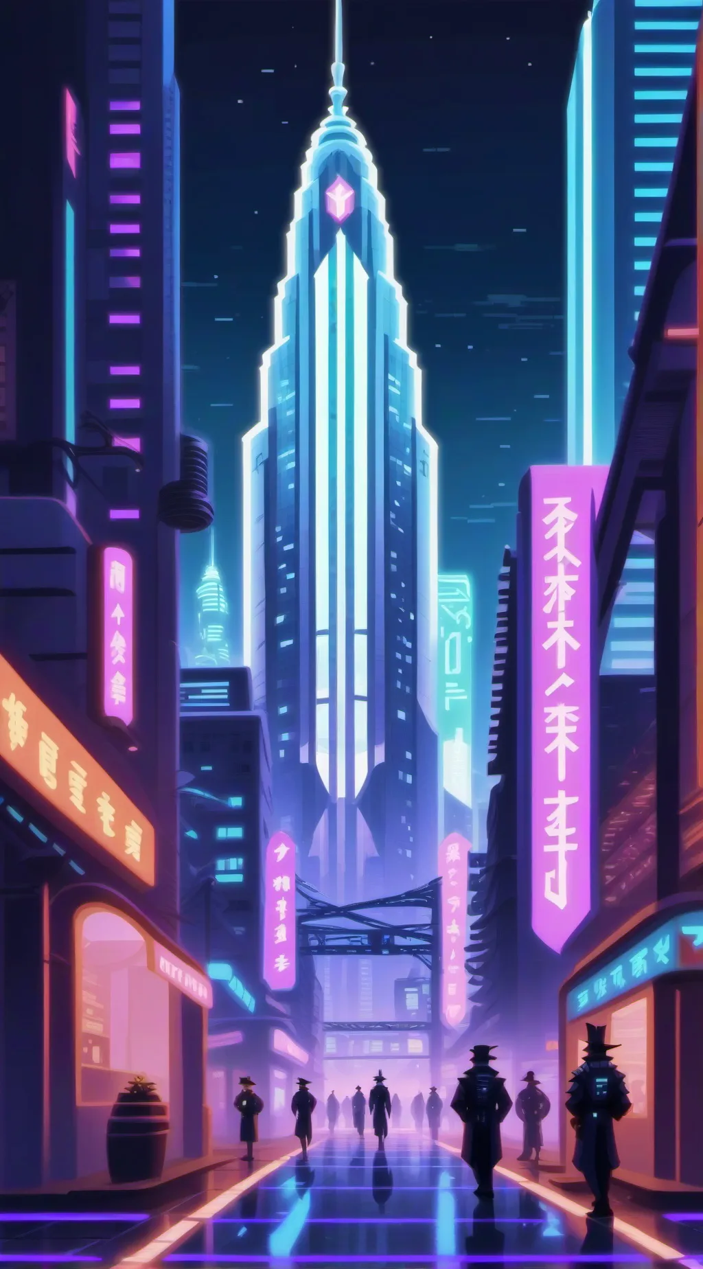 ai character: Futuristic Kingdom background