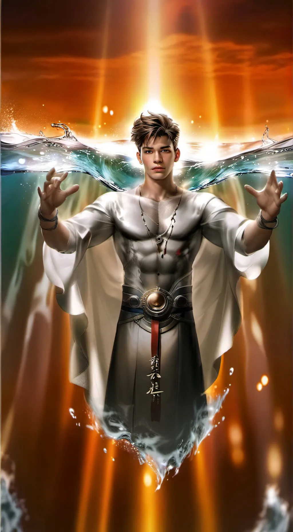 ai character: aquanity background