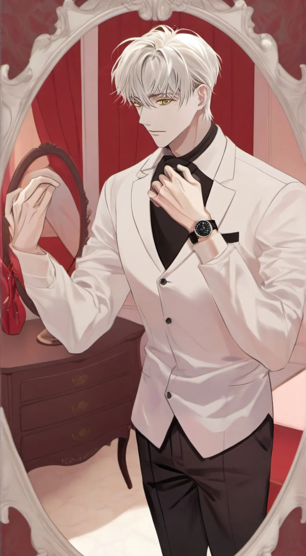 ai character: M.R James  background