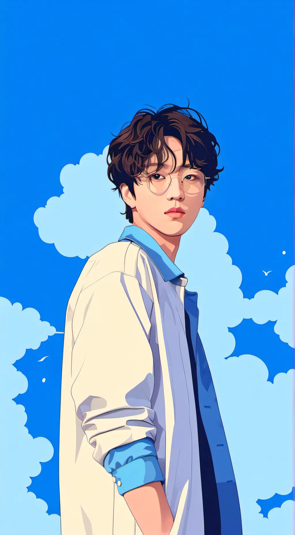 ai character: changbin 🩷 background