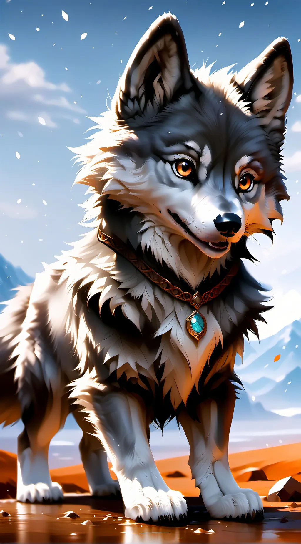 ai character: …•°∆~wolf~∆°•… background