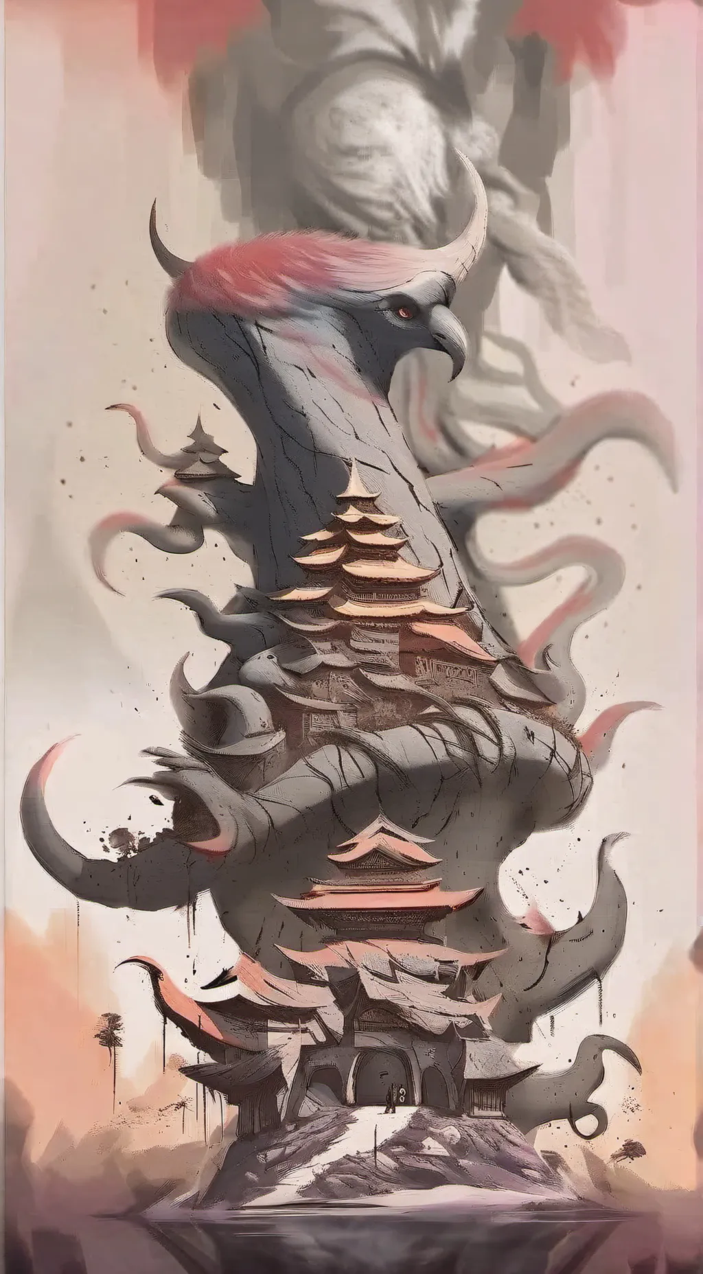 ai character: camera monster background