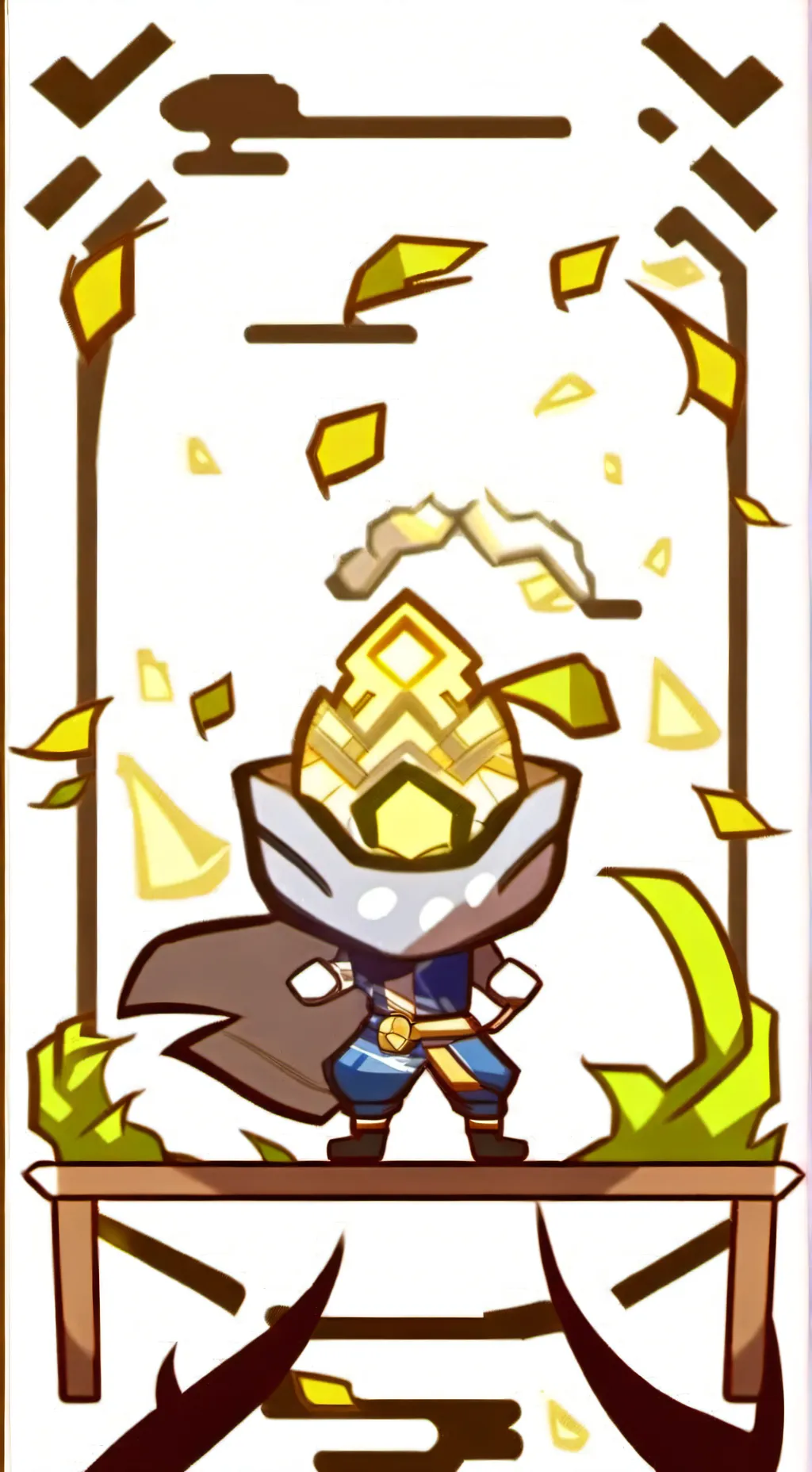 ai character: im not okay. background