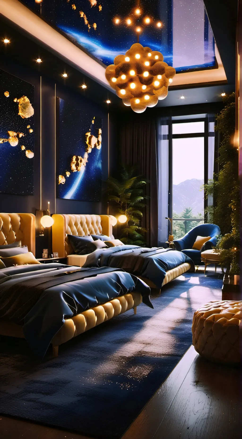 ai character: Jjk sleep over  background