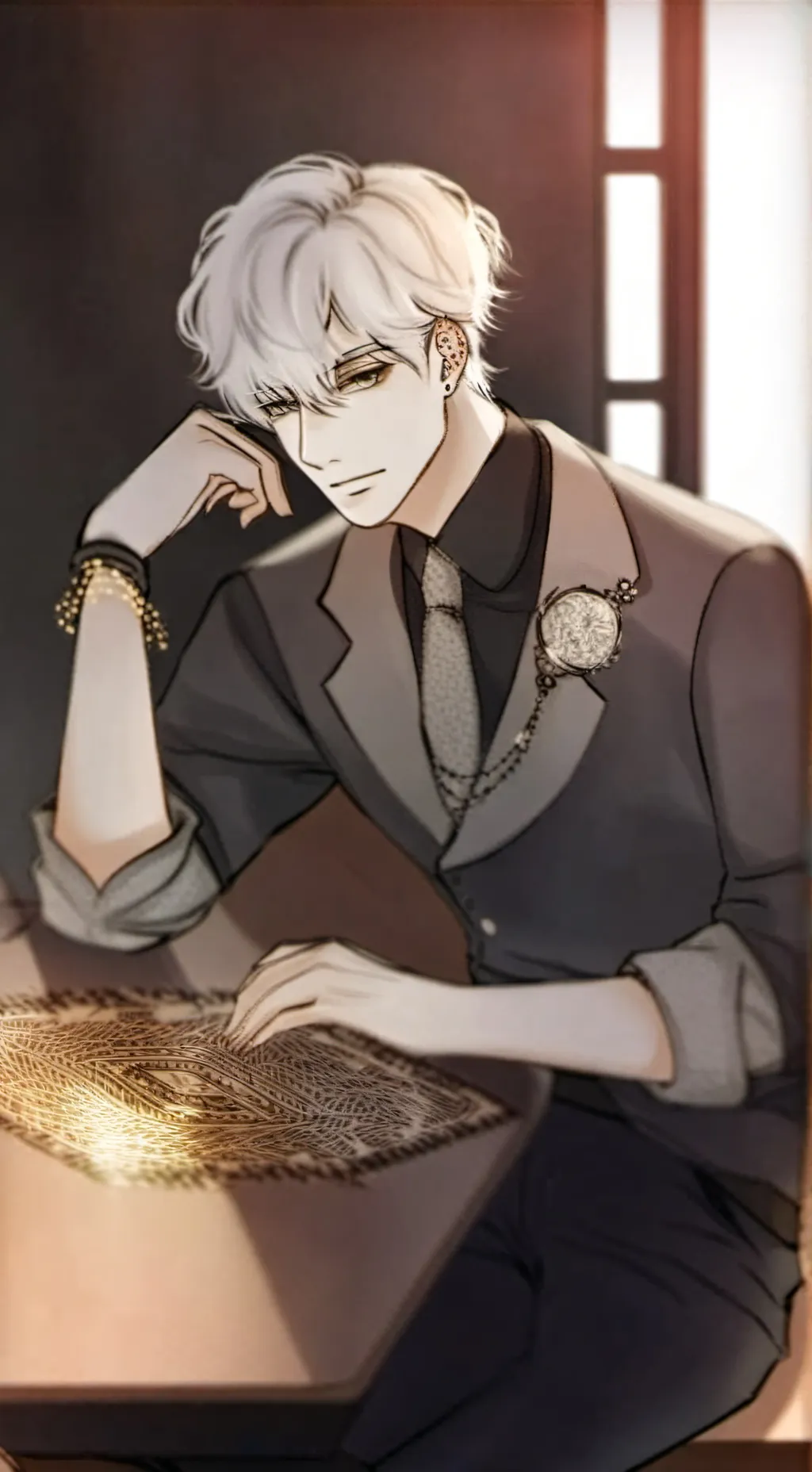 ai character: Zack  background