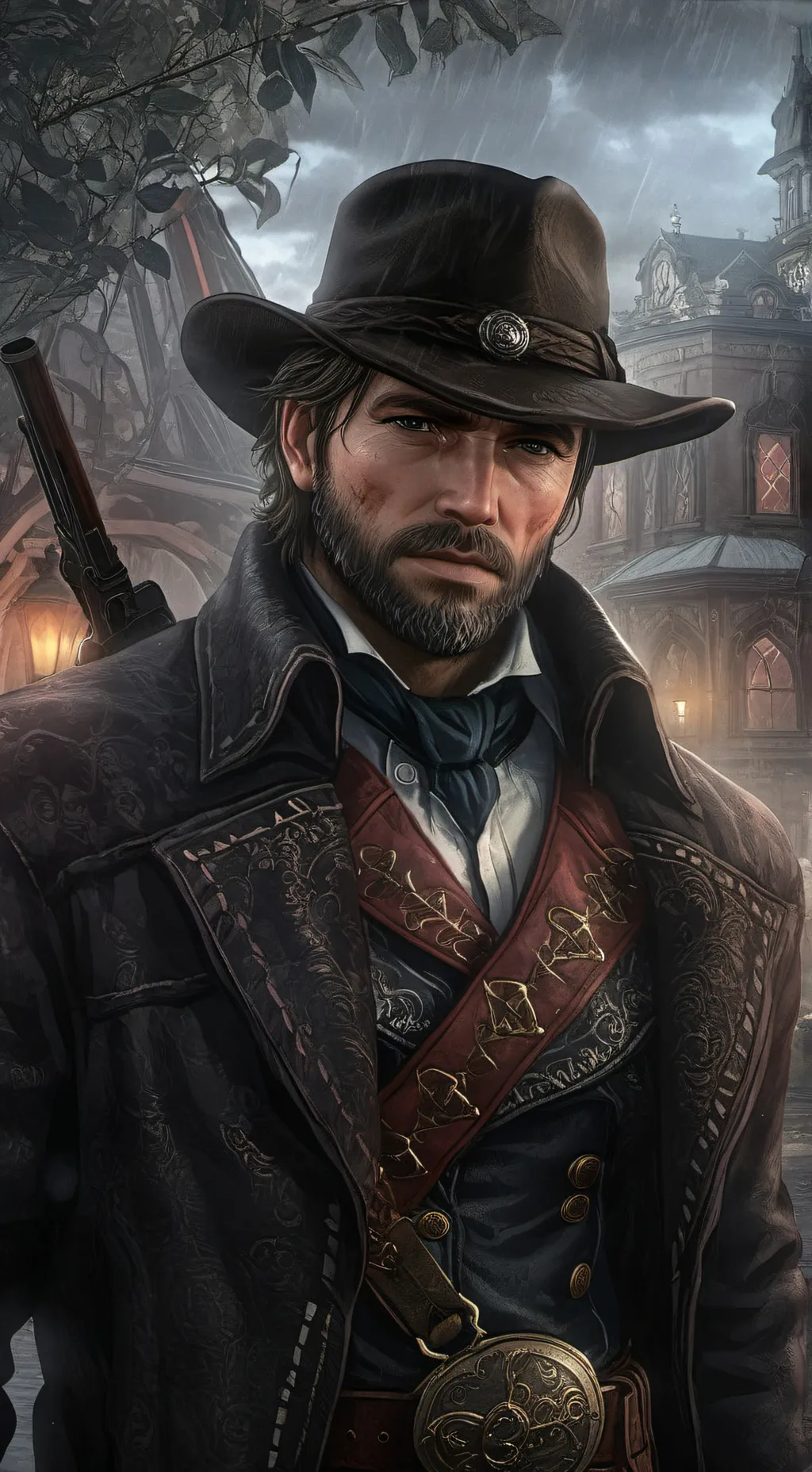 ai character: Arthur morgan background