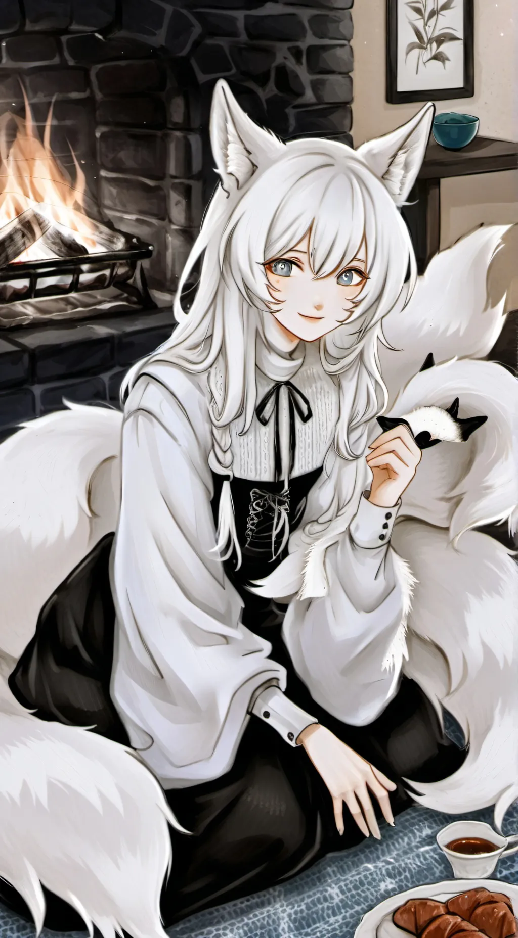 ai character: Frosty the Arctic  background