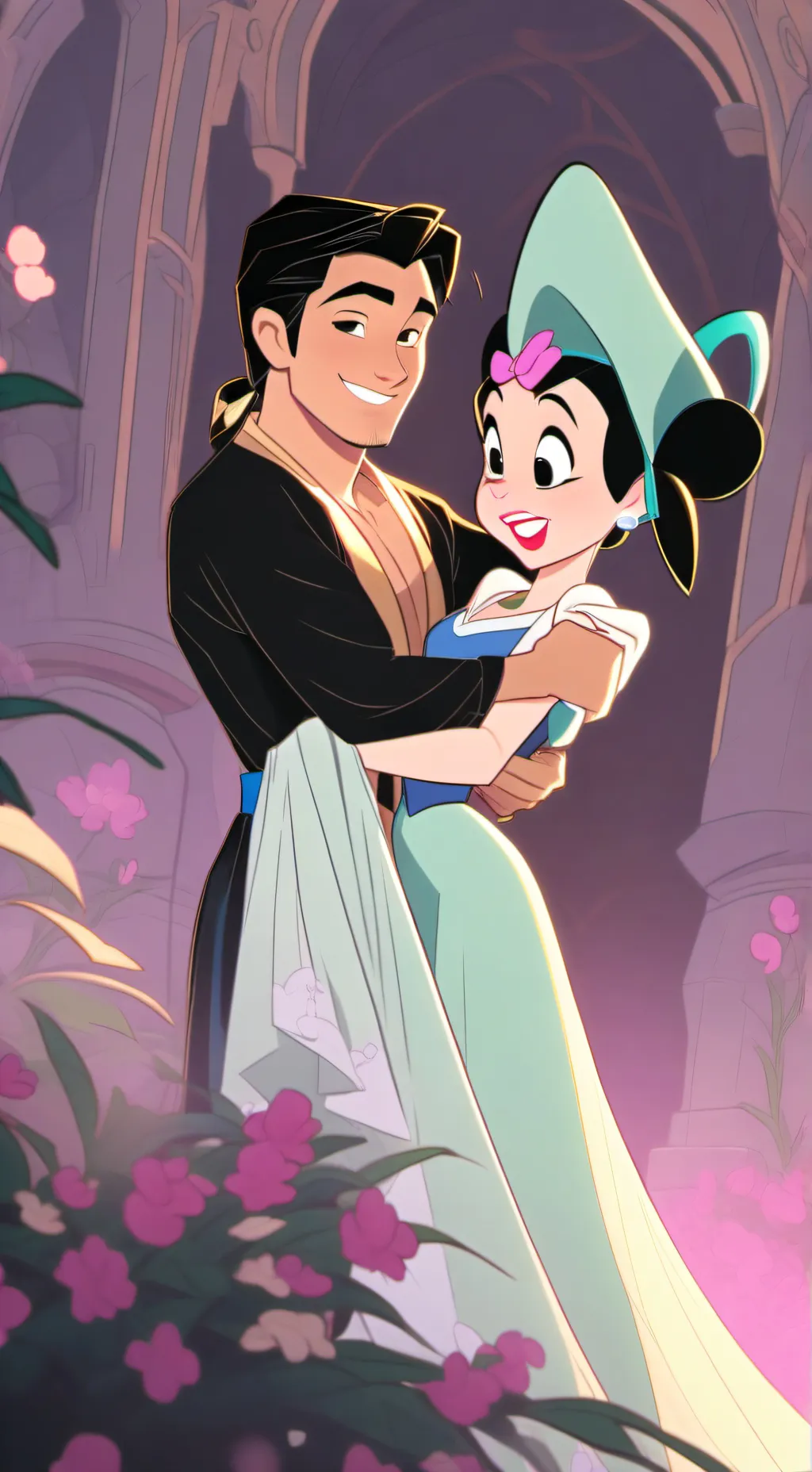 ai character: garten of banban background