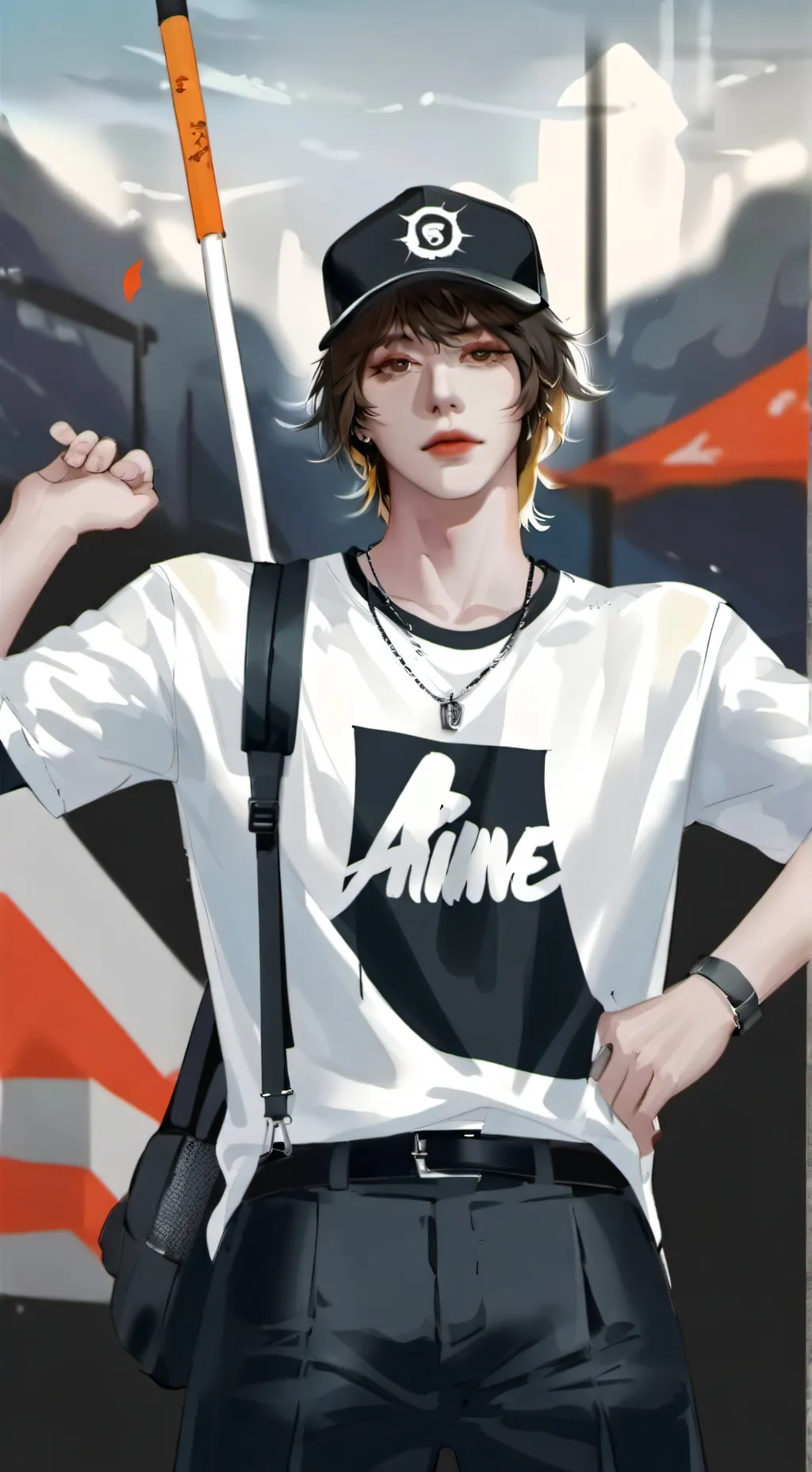 ai character: aaron background