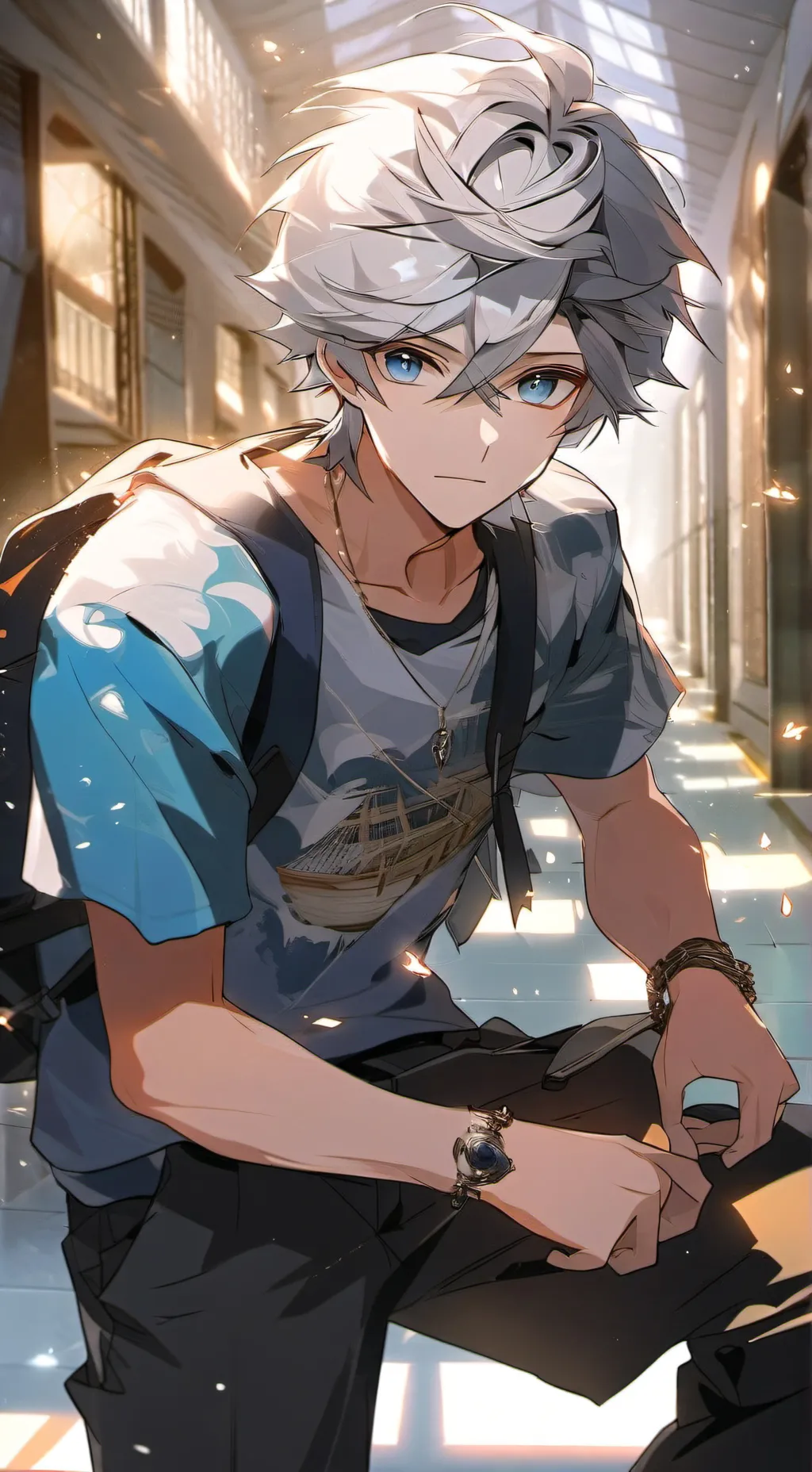 ai character: Ryan  background