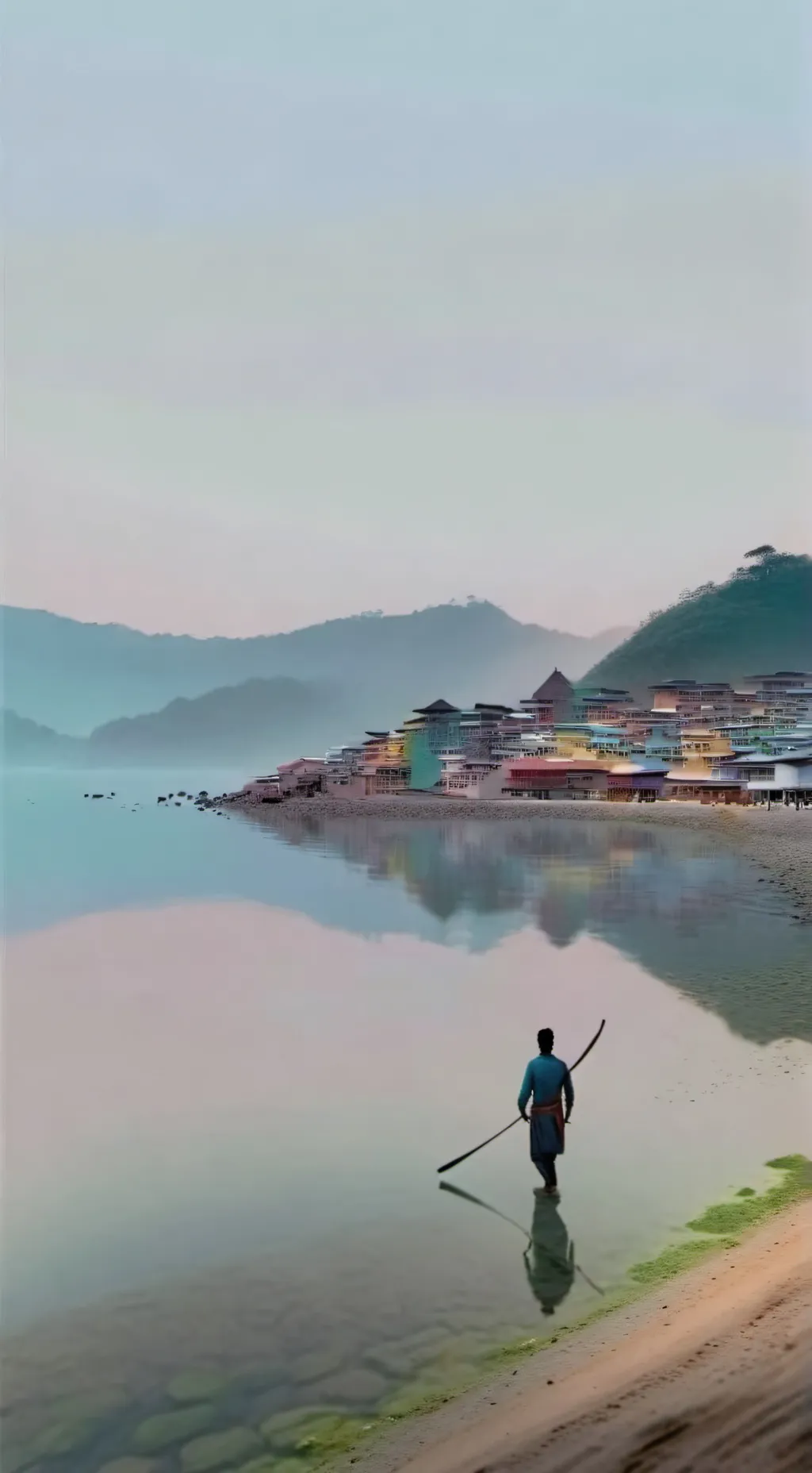 ai character: astro x dandy🏳️‍🌈 background